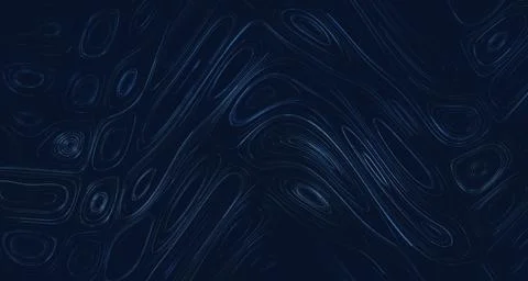 Brushed silk strands flowing in deep navy blue Stock Illustration