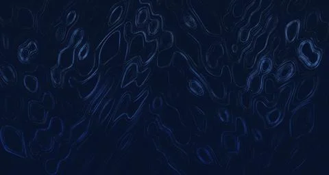 Brushed silk strands flowing in deep navy blue Stock Illustration