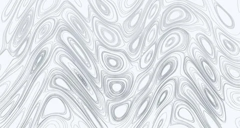 Brushed silk strands following a flow field Stock Illustration