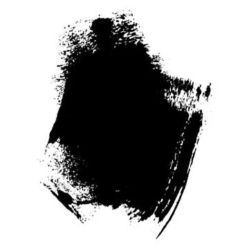 Brushed splatter Stock Illustration