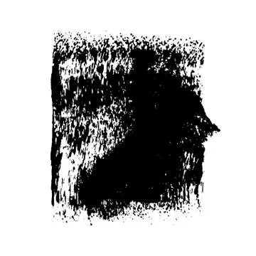 Brushed splatter  Illustrazione stock