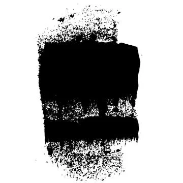 Brushed splatter  Stock Illustration