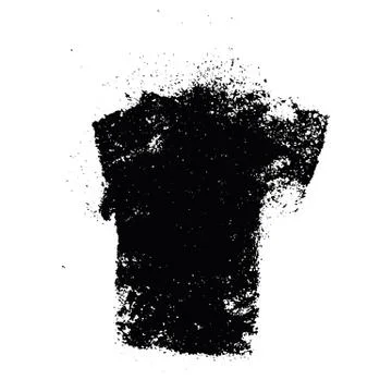 Brushed splatter  Stock Illustration