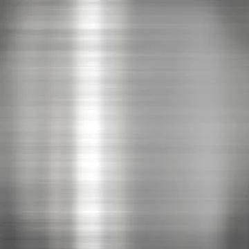 Brushed steel metallic plate Stock Illustration