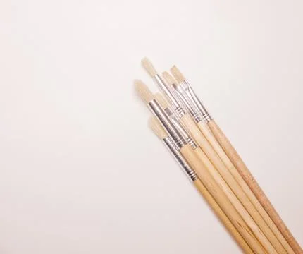 Brushers on white background Stock Photos