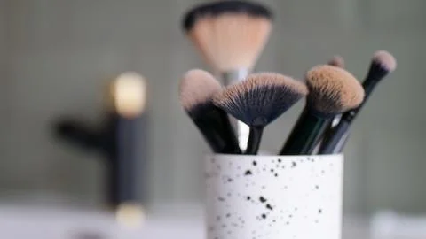 Brushes bathrorom Stock Photos