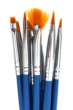 Brushes for cosmetics Stock Photos