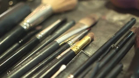 Brushes Stock Footage 76244290