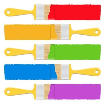 Brushes Stock Illustration