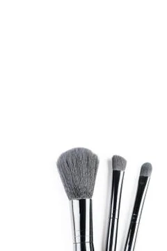 Brushes for a make-up Stock Photos