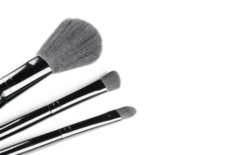 Brushes for a make-up Stock Photos