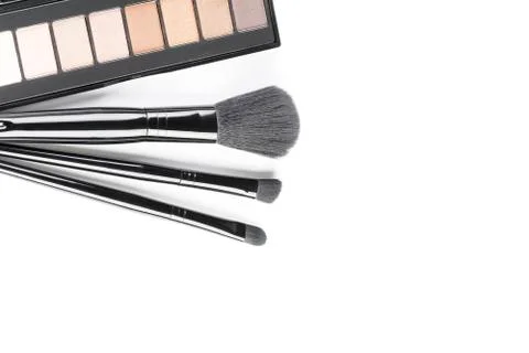 Brushes for a make-up Stock Photos