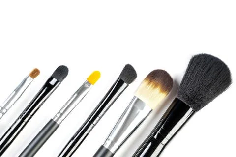Brushes for a make-up Foto stock