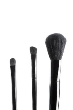 Brushes for a make-up Stock Photos