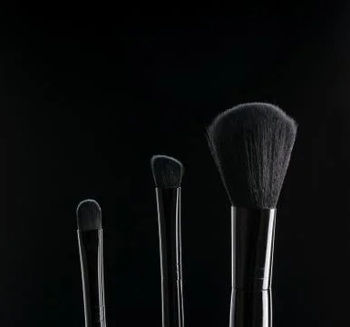 Brushes for a make-up Foto stock