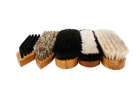 Brushes for shoes Stock Photos