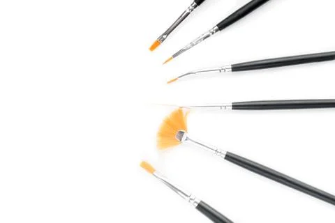 Brushes for varnish Stock Photos