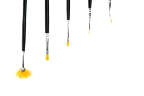 Brushes for varnish Stock Photos