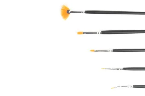 Brushes for varnish Stock Photos