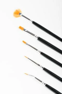 Brushes for varnish Stock Photos