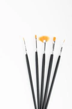 Brushes for varnish Stock Photos