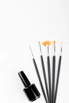 Brushes for varnish Stock Photos