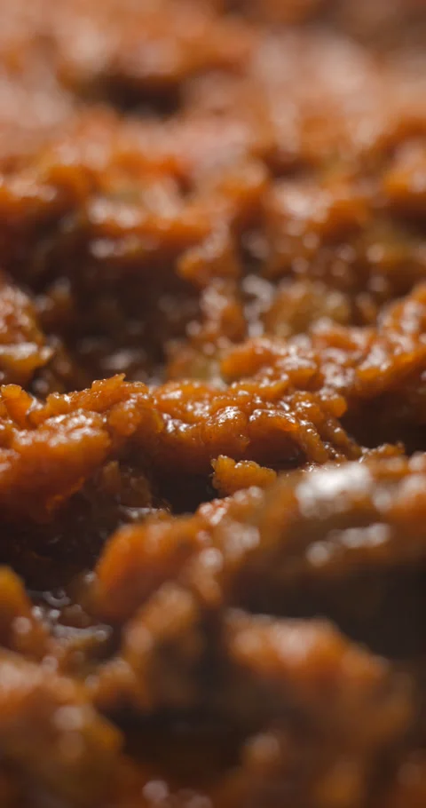 Brushetta tomato preparation rotating, vertical view Stock Footage 280519514