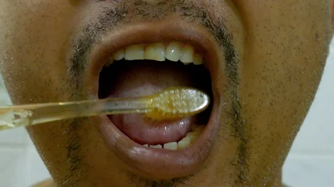Brushing My Teeth Stock Footage 111578769
