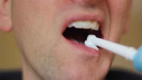 Brushing teeth Stock Footage 88437666