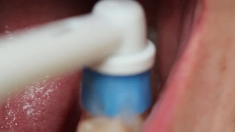 Brushing teeth Stock Footage 88437764