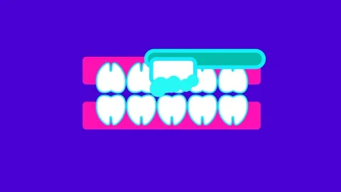 Brushing Teeth Stock Footage 335608846