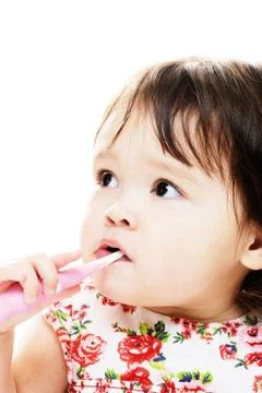 Brushing teeth Stock Photos