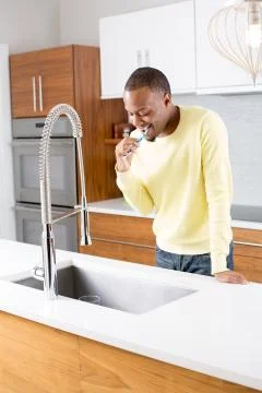 Brushing Teeth Foto stock