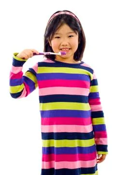 Brushing Teeth Stock Photos