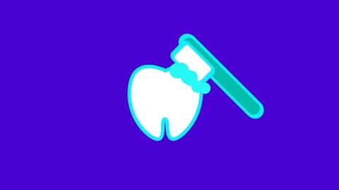Brushing Tooth Stock Footage 335608828