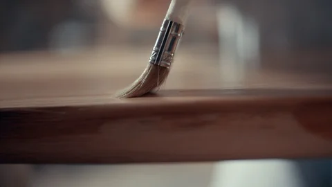 Brushing wood Stock Footage 107090014