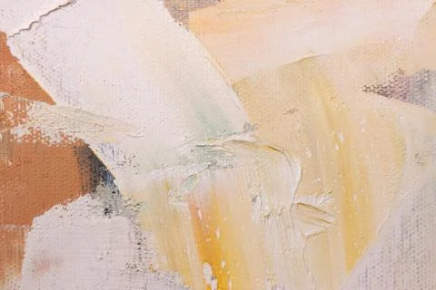 Brushstroke on canvas Stock Illustration