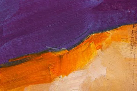 Brushstroke on canvas Stock Illustration