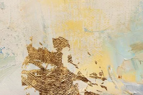 Brushstroke on canvas Stock Photos