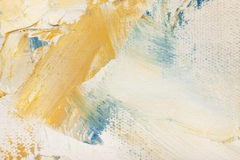 Brushstroke on canvas Stock-Fotos
