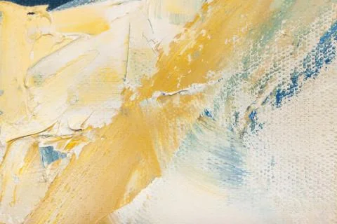 Brushstroke on canvas Stock Photos