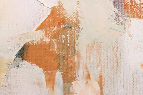 Brushstroke on canvas Stock Photos