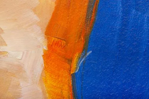 Brushstroke on canvas Stock-Fotos
