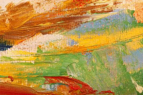 Brushstroke on canvas Stock Photos