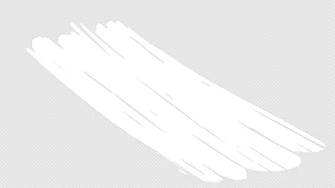 A brushstroke with white paint on a black screen. Stock Footage 303014542