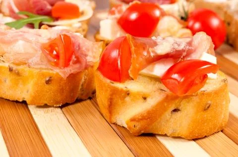 Brusketi Stock Photos