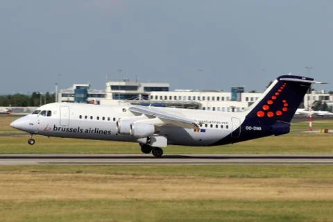 Brussels airlines 스톡 사진