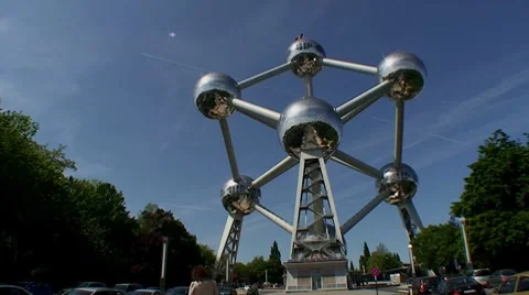 Brussels Atomium Video stock 8376814
