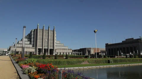 BRUSSELS - BELGIUM FLAG Stock Footage 29718228