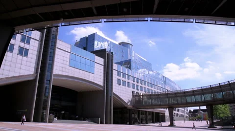 BRUSSELS, BELGIUM - JULY 16 2014:  Special meeting of the European Council. Stock Footage 40239341